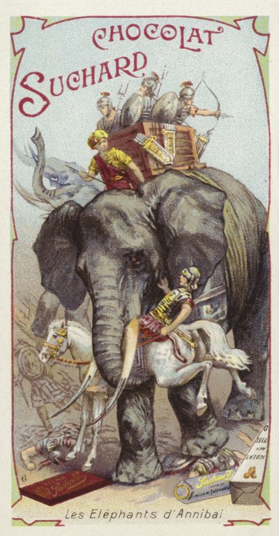 The Elephants of Hannibal by European School